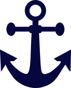 Anchor Navy Blue Clip Art