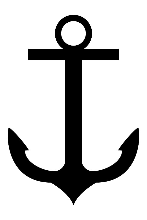 24 navy anchor.