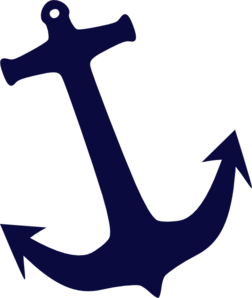 Tilt navy anchor.