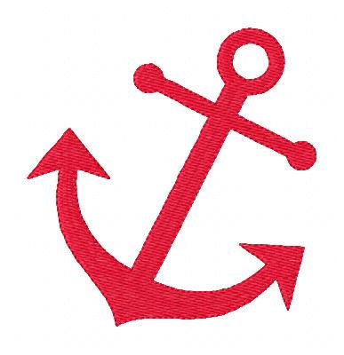 anchor free clipart red