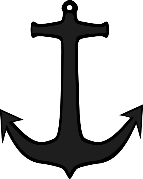 Simple Anchor clip art Free vector in Open office drawing