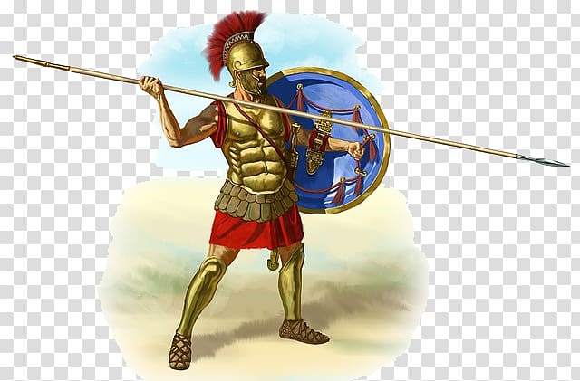 Roman soldier illustration.