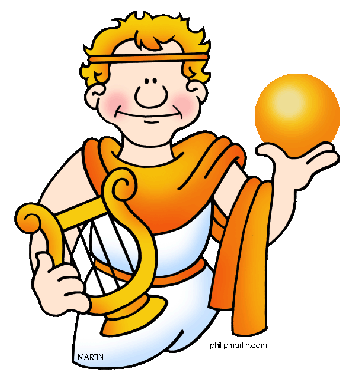 Facts and clip art pics about the gods and goddess of