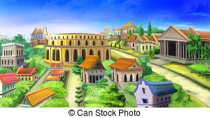 Ancient rome Illustrations and Clipart