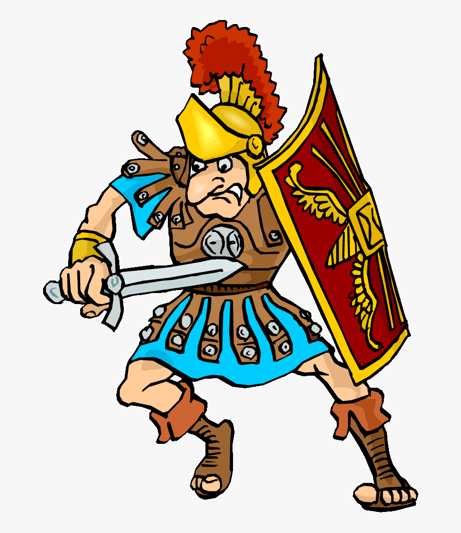 Roman warriors clipart.