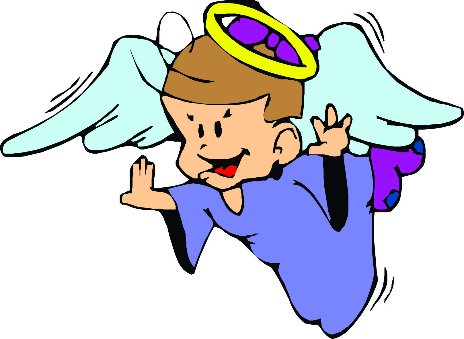 angel clipart animated