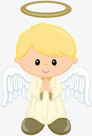 Baby boy angel clipart