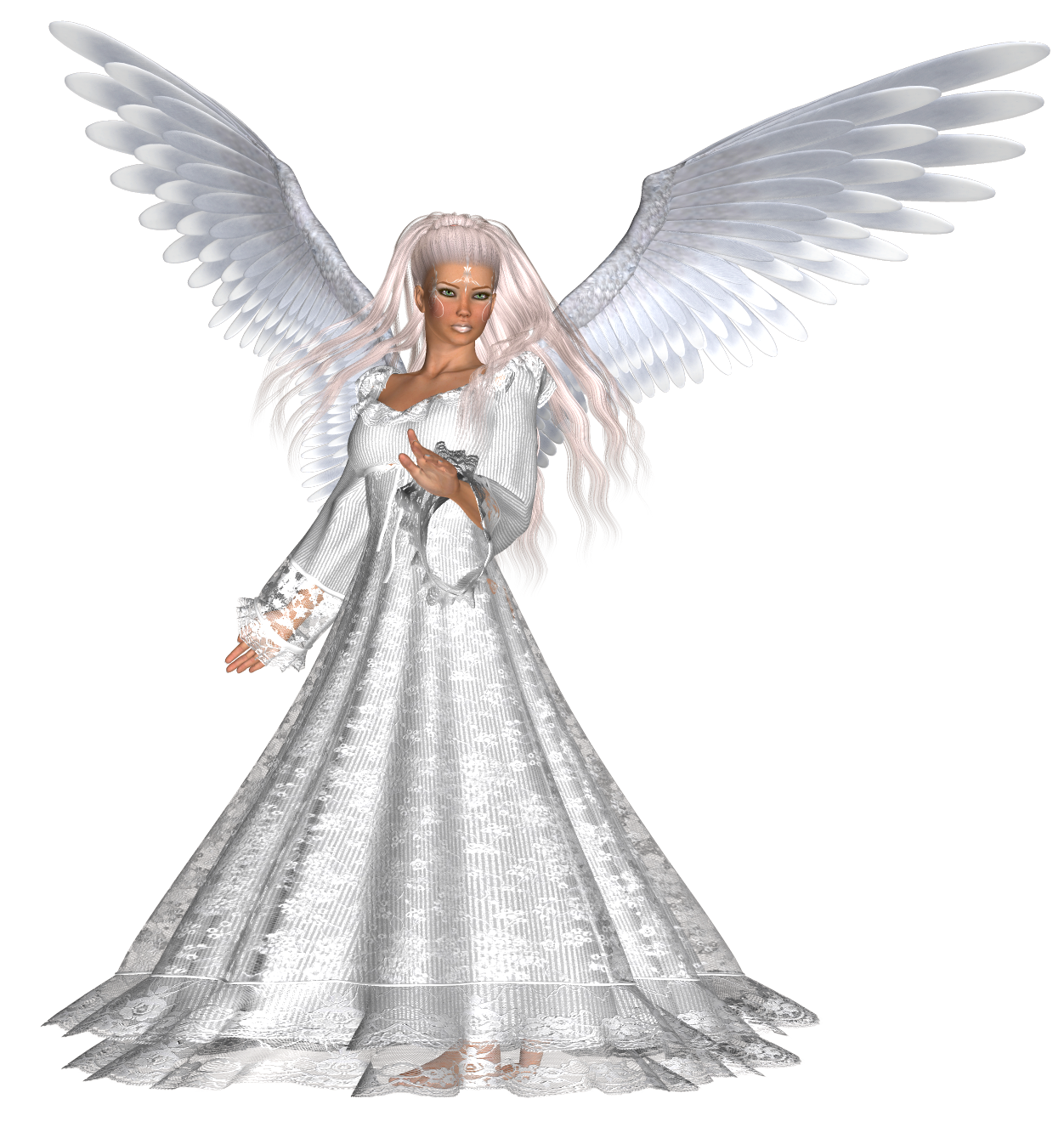 Beautiful Female Angel PNG Clipart