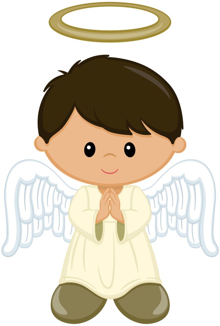 Angel clipart group.