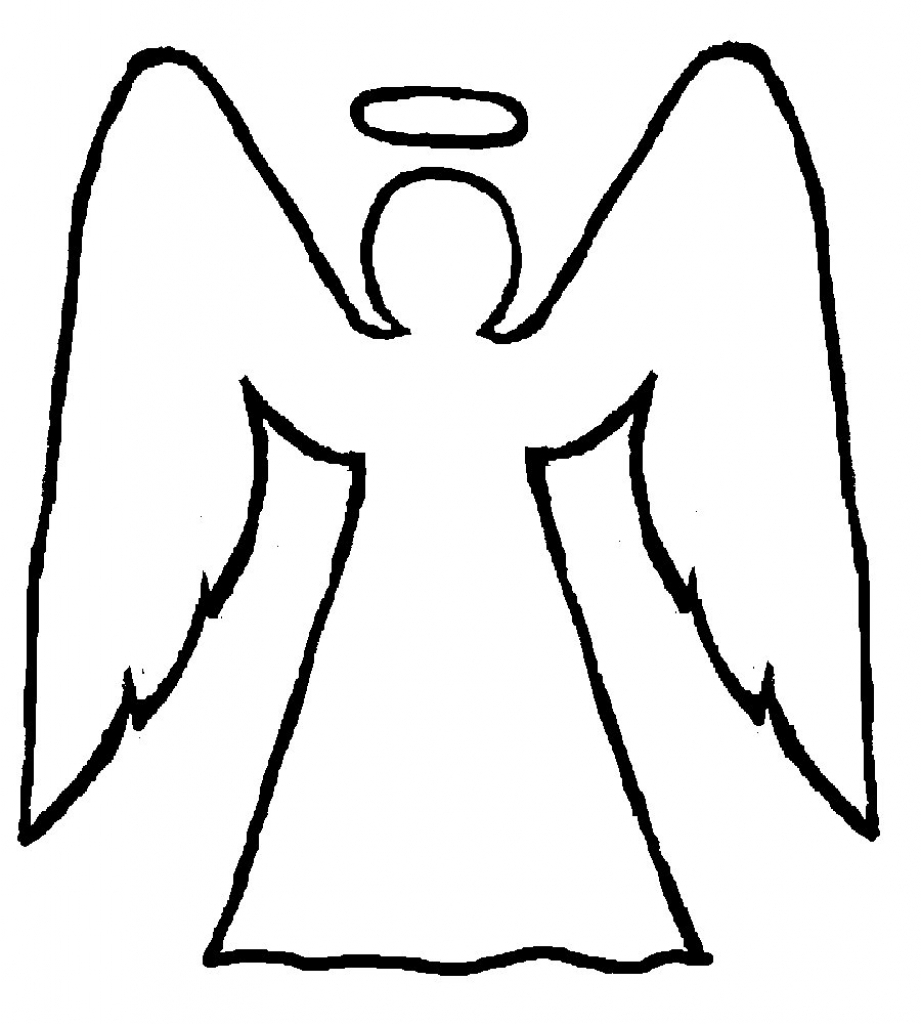 Angels clipart easy.