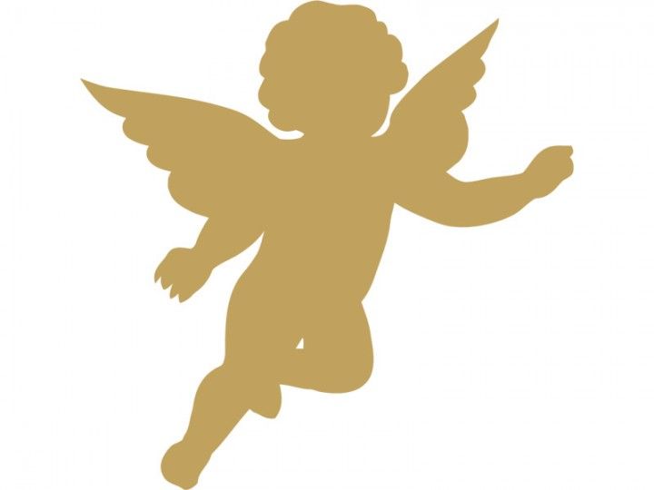 Angel clipart silhouette.