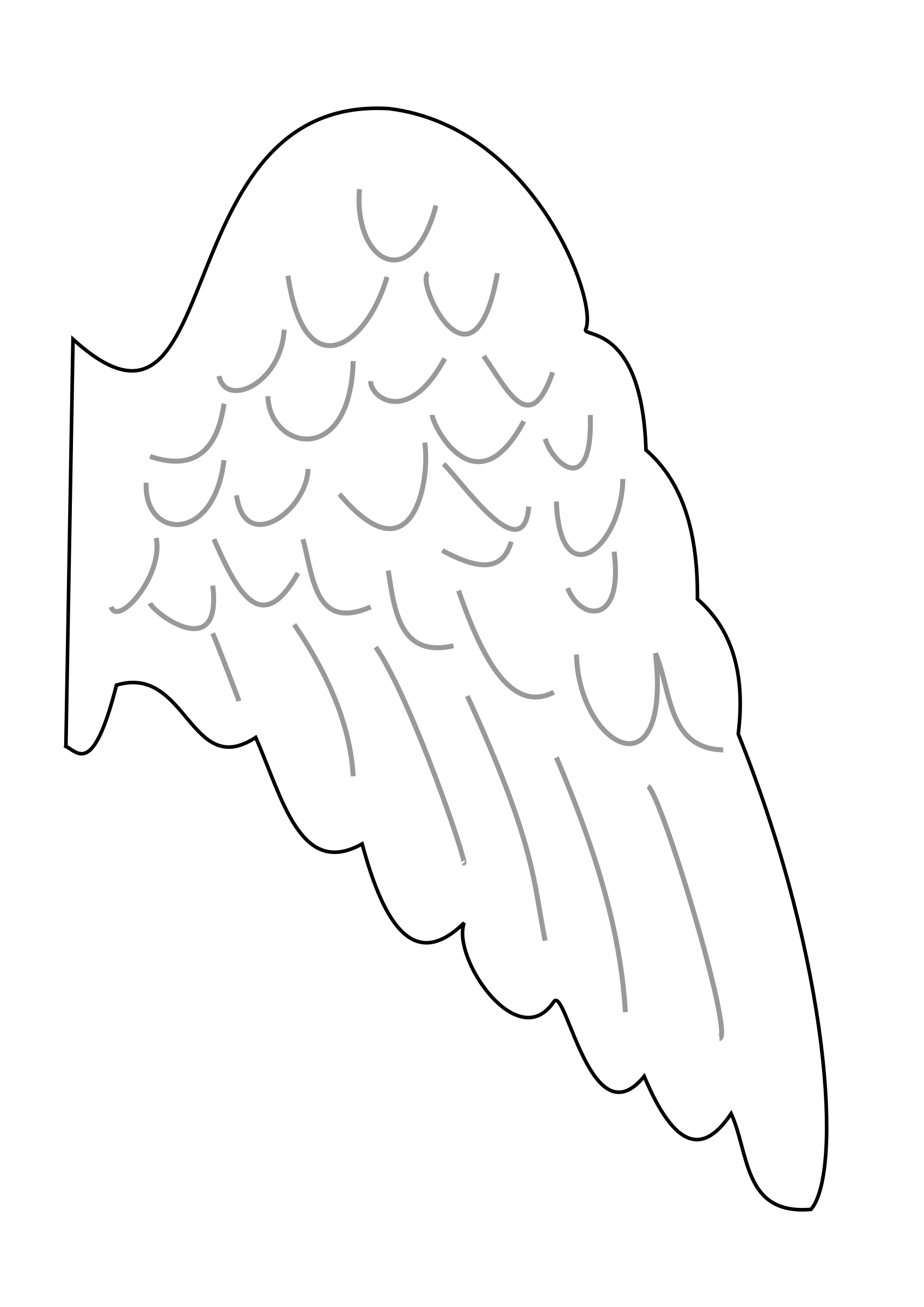 Angel wing Drawing Clip art