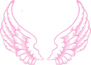 Pink Guardian Angel Wings Clip Art