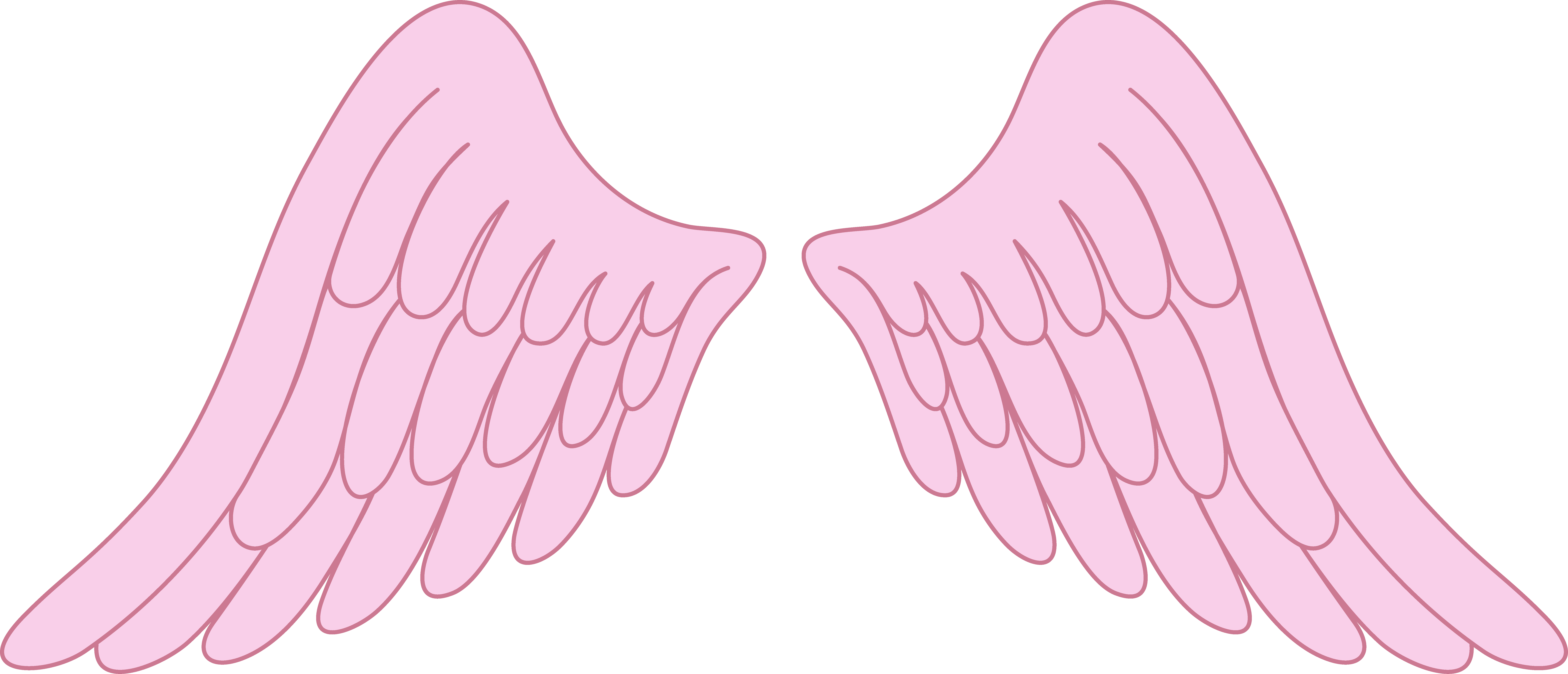Pastel Pink Angel Wings