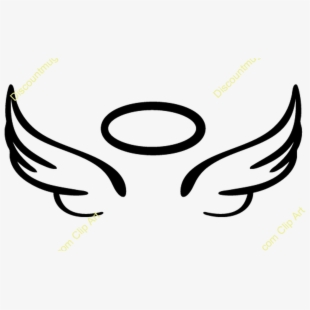 Free Angel Wings And Halo Clipart Cliparts, Silhouettes