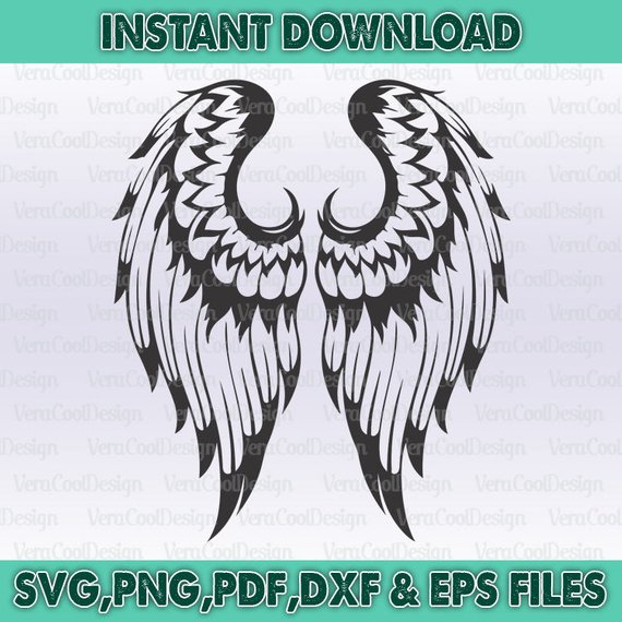 Angel Wings Clipart Svg and other clipart images on Cliparts pub™