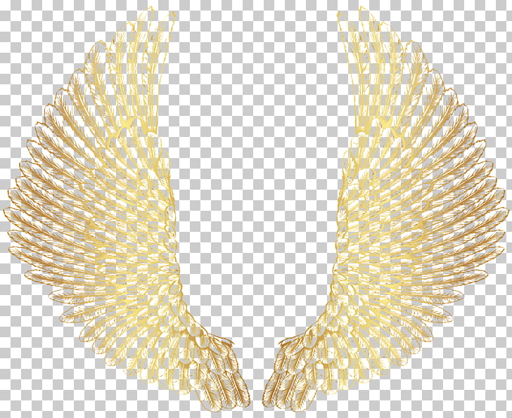 Drawing , angel wing, yellow wings PNG clipart