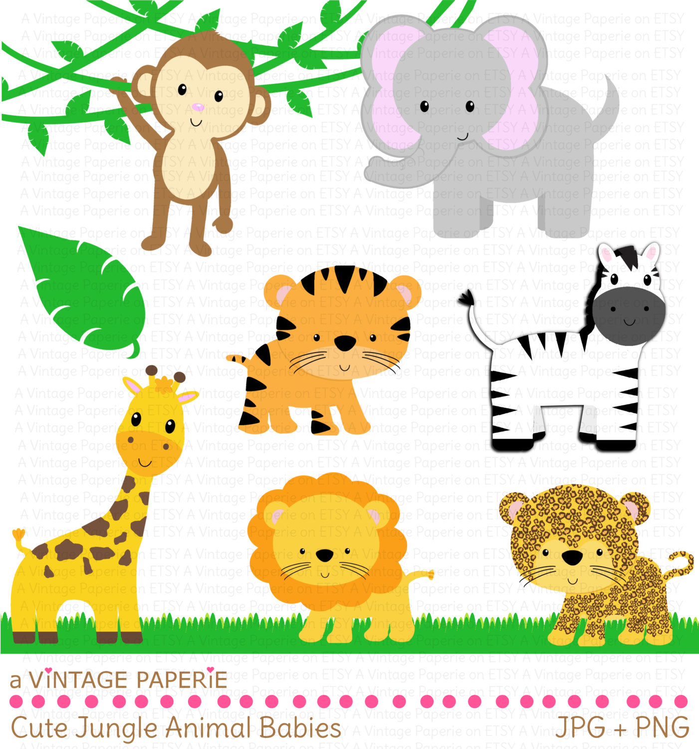 Baby Animal Clipart easy