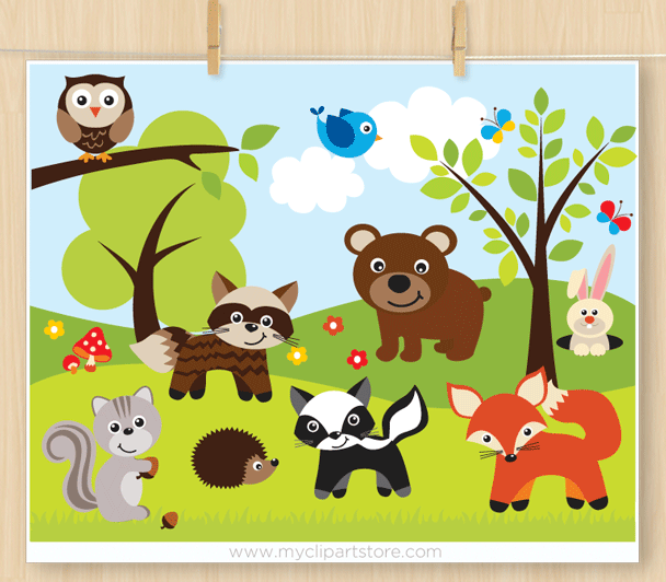 Sherwood forest animals.