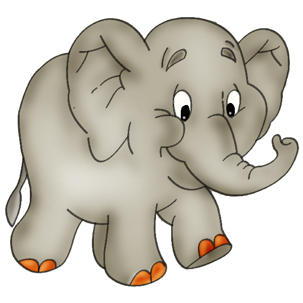 Elephant cartoon clip.