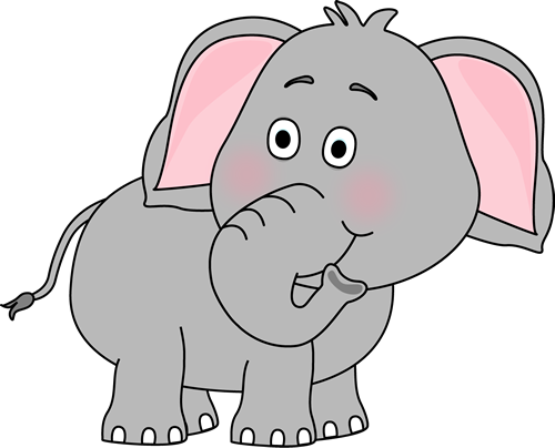 Elephant clip art.