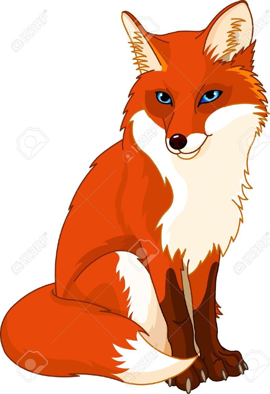 Fox animal clipart.