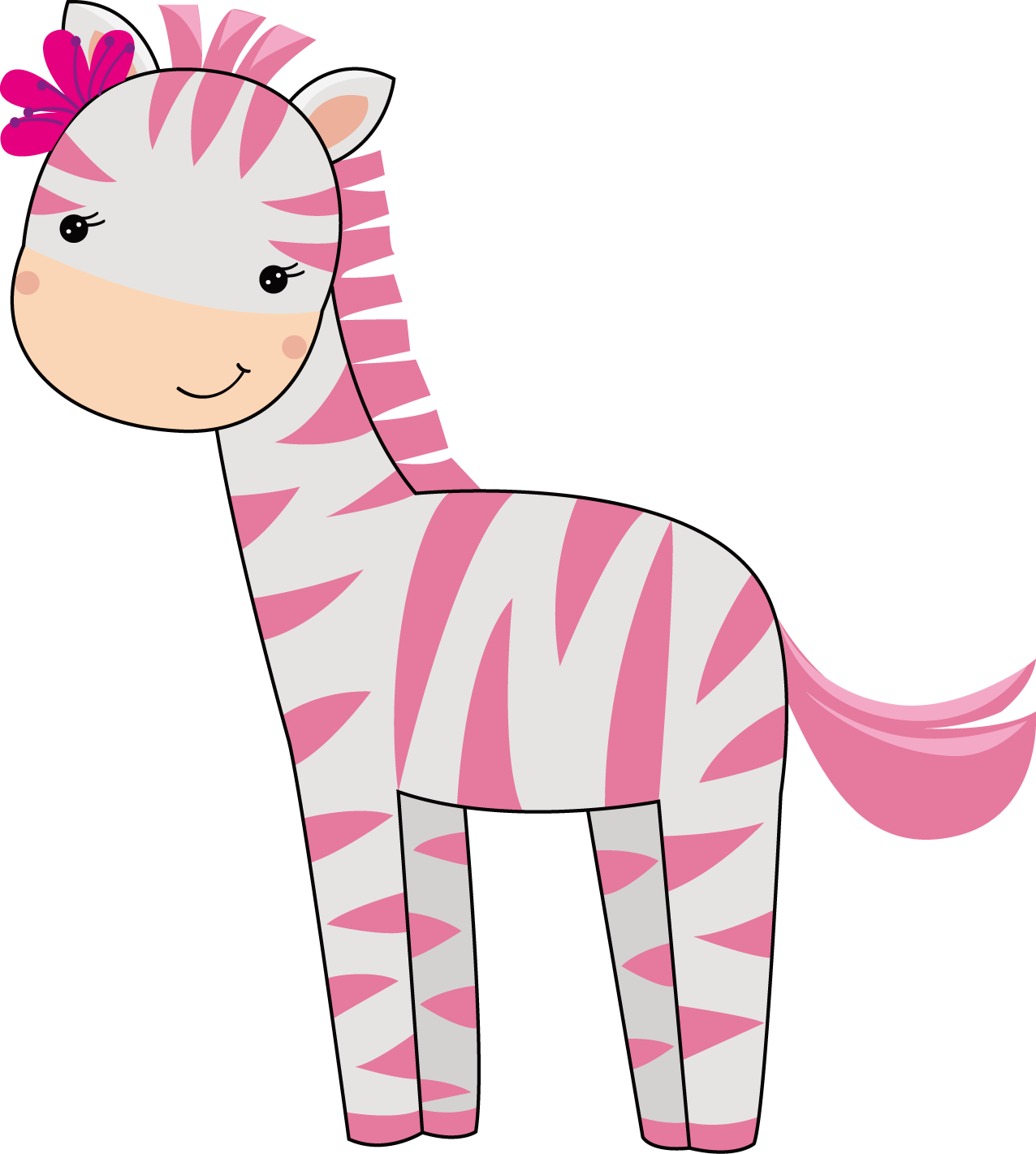 Pictures of pink animals clipart images gallery for free