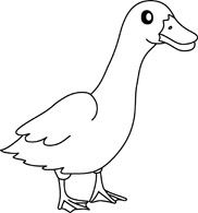 Free Black And White Duck Clipart, Download Free Clip Art