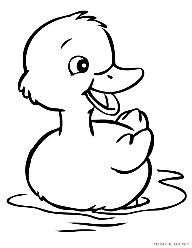 Download Free png duck clipart black and white ba duck