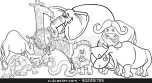 Zoo clipart black and white