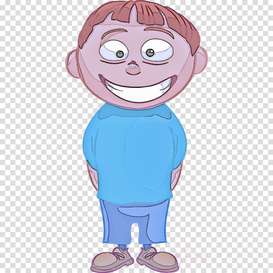 Cartoon nose cheek smile animation clipart