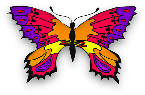 Free butterfly animations.