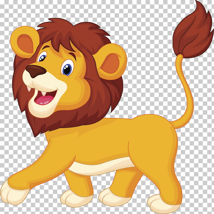 Lion cartoon animation.