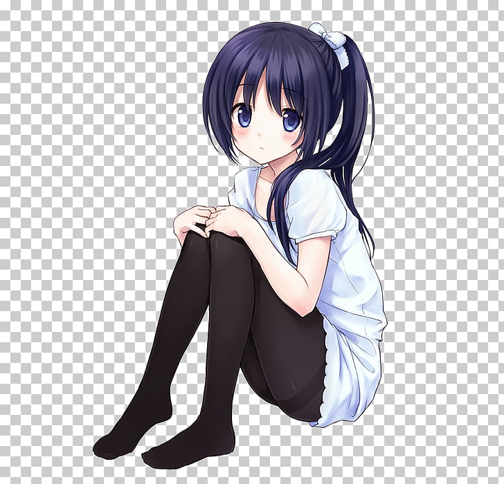 Anime Girl Chibi , Anime Girl Photo, blue