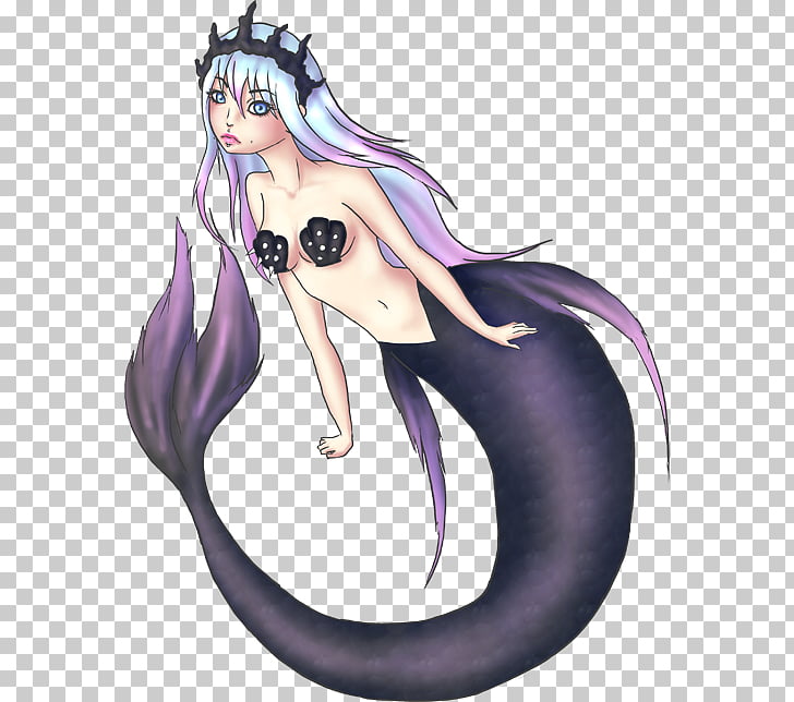 Mermaid anime drawing.