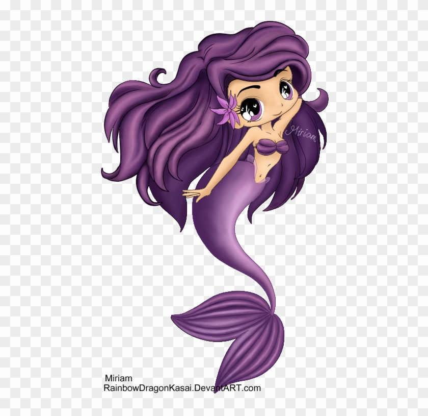 Chibi clipart mermaid.