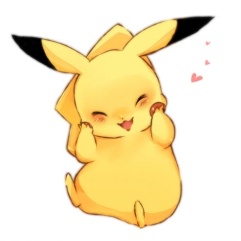 pikachu clipart cute