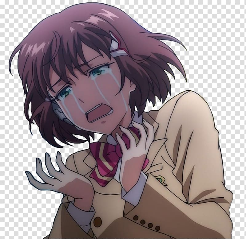 Anime Sadness Tears Sorrow, cry transparent background PNG