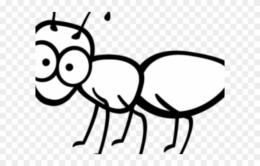 Ants clipart outline.