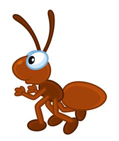 Ant clipart look.