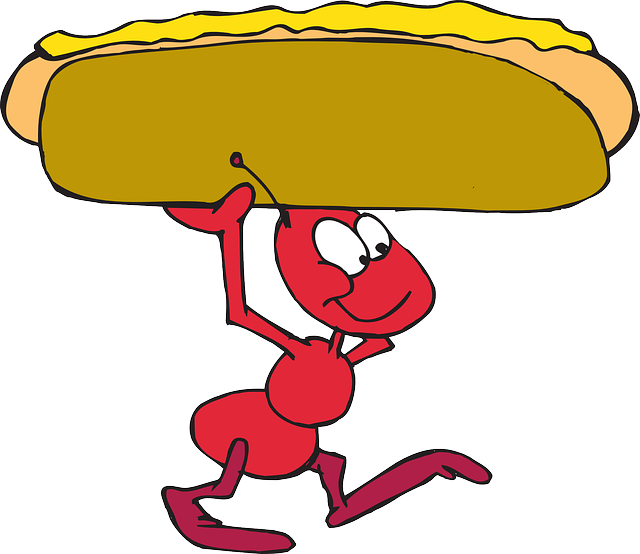 ant clipart carrying