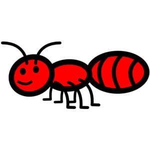 Fire ant clipart.
