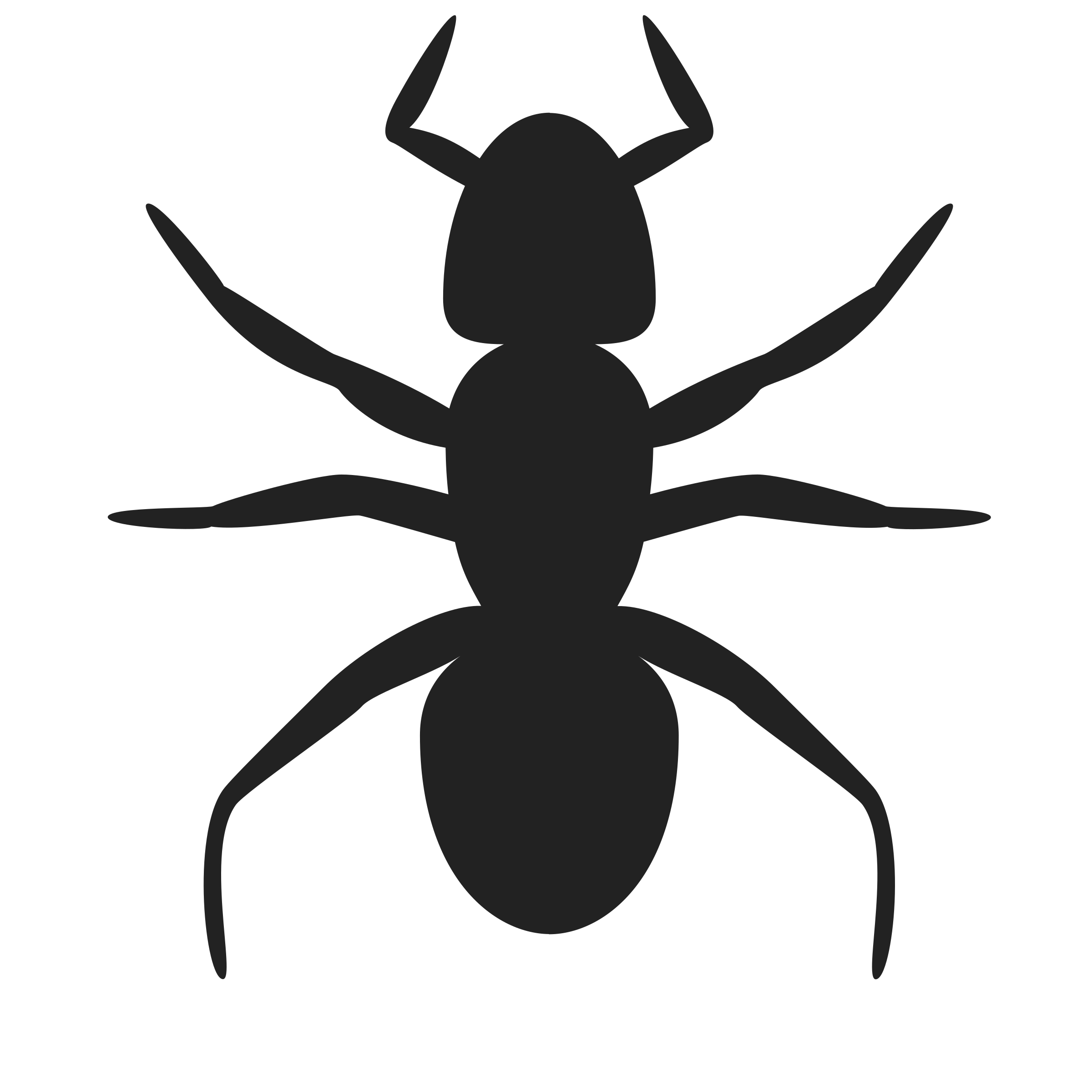 Ant icon vector.