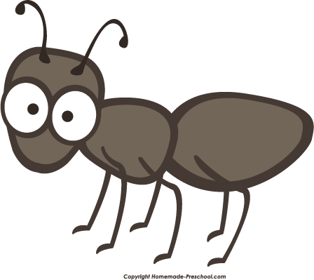 Printable ant clipart.