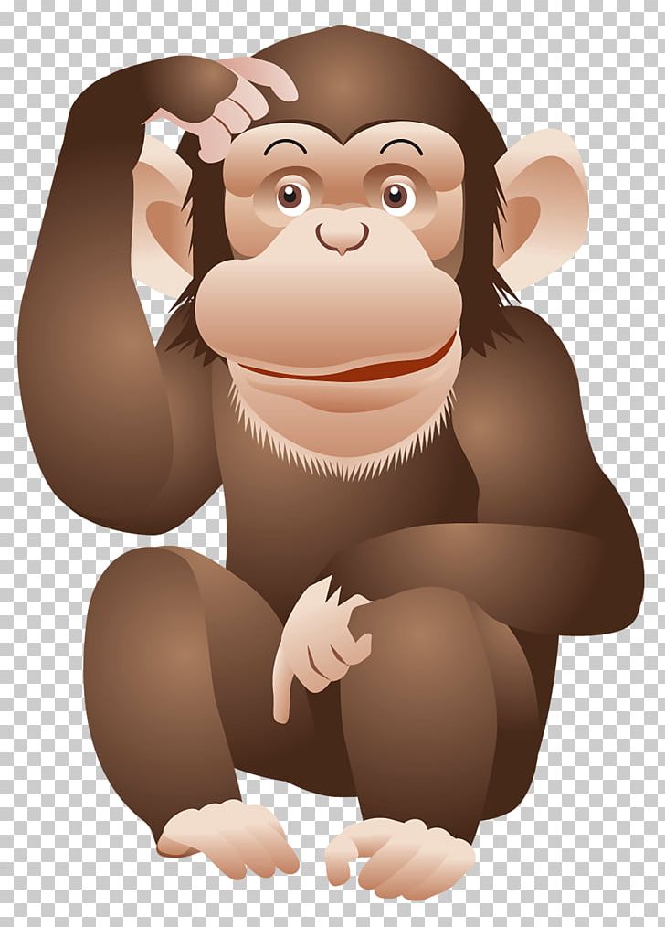 Ape Chimpanzee Monkey PNG, Clipart, Animals, Ape, Cartoon