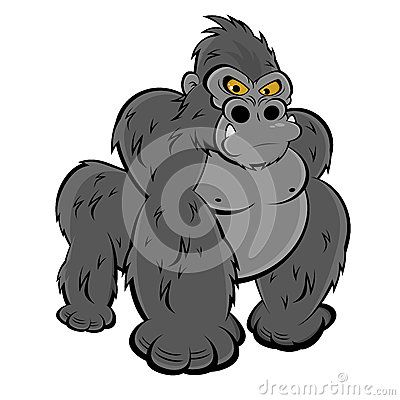 Funny gorilla cartoons.