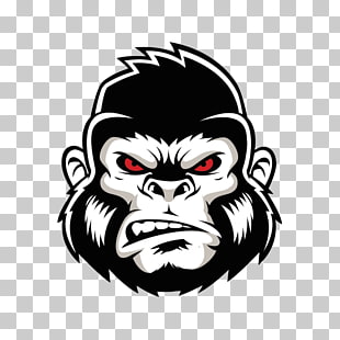 Angry monkey png.