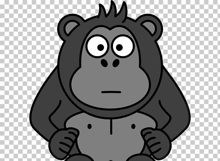 Ape cartoon monkey.