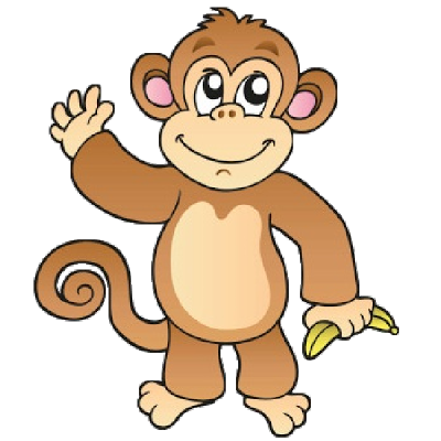 ape clipart cute cartoon