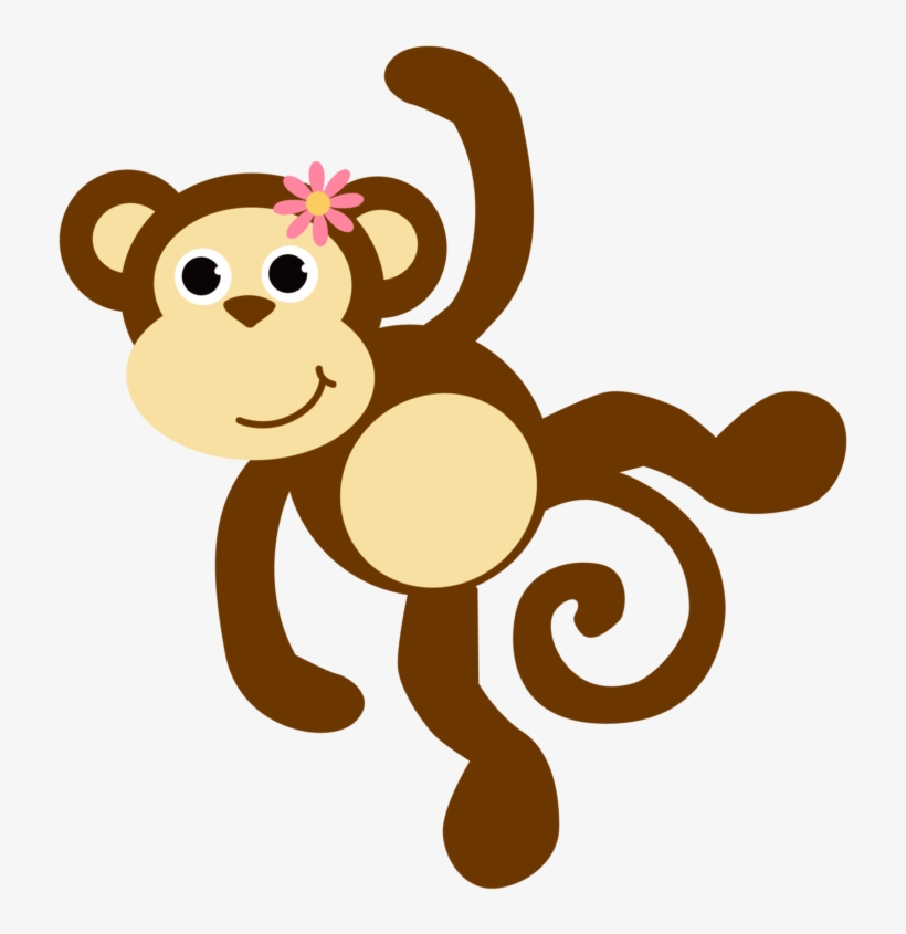 Girl monkey drawing.